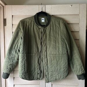 NSF Olive Green Quilted Jacket XS